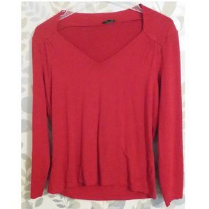 Red Blouse Sz L